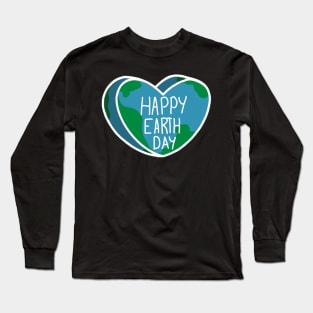 Happy Earth Day Celebration Long Sleeve T-Shirt